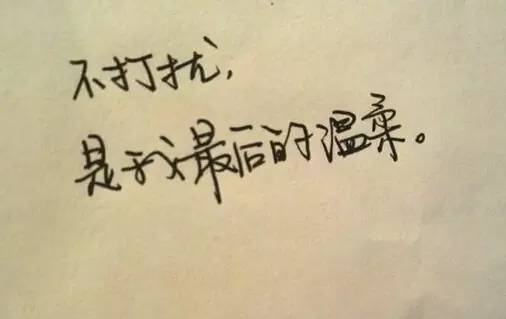 別去打擾不愿搭理你的人